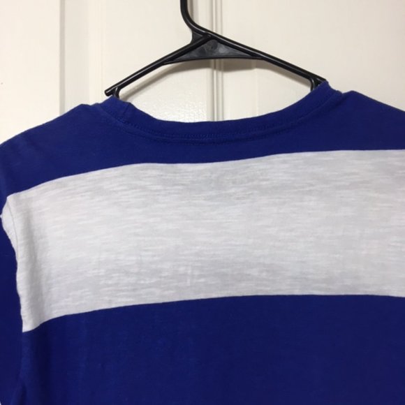 NWOT - English Laundry, Men, Crewneck T-shirt, Short Sleeve, White/Blue, size L - Picture 6 of 11